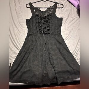 Hot Topic Butterfly Lace Mini Dress